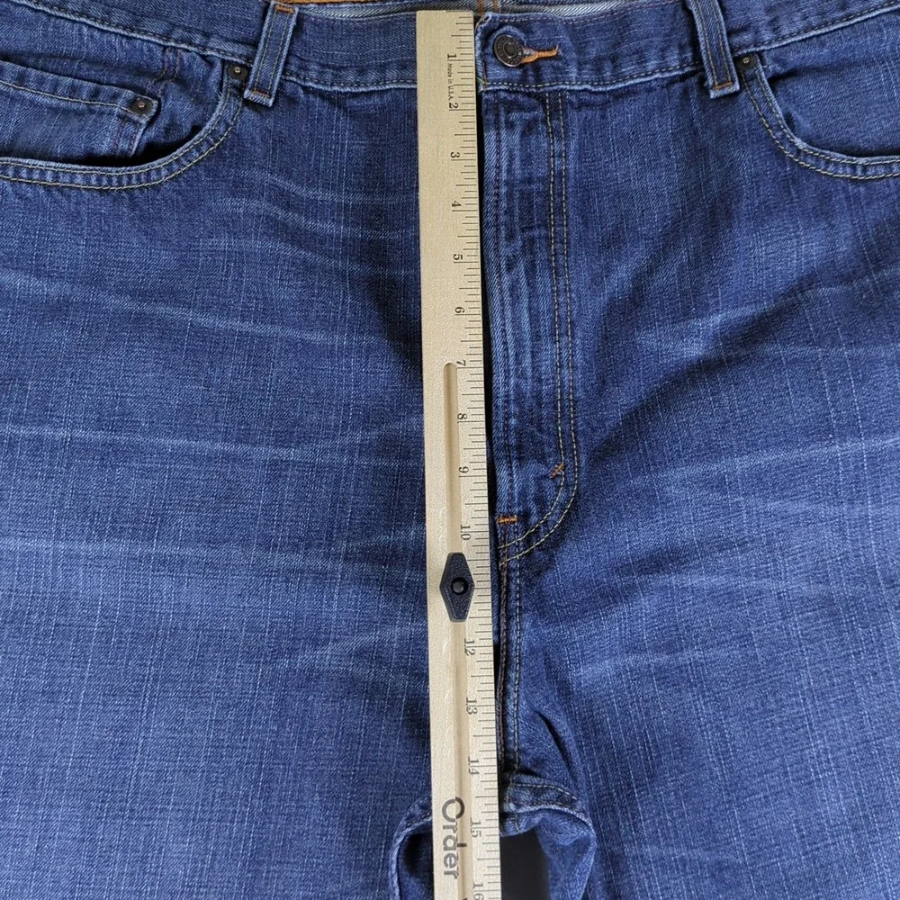 Y2K Levis 569 Jeans Mens 42x30 Blue Medium Wash Denim Loose Straight Relaxed Fit